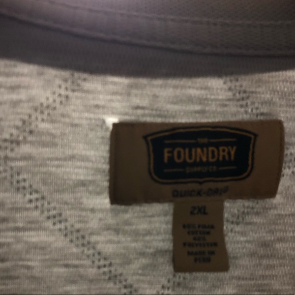 🔥 LAST CHANCE 🔥 The Foundry Supply Co Quick-Dri Polo Shirt - Picture 8 of 8